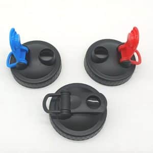 Flip cap for mason jar