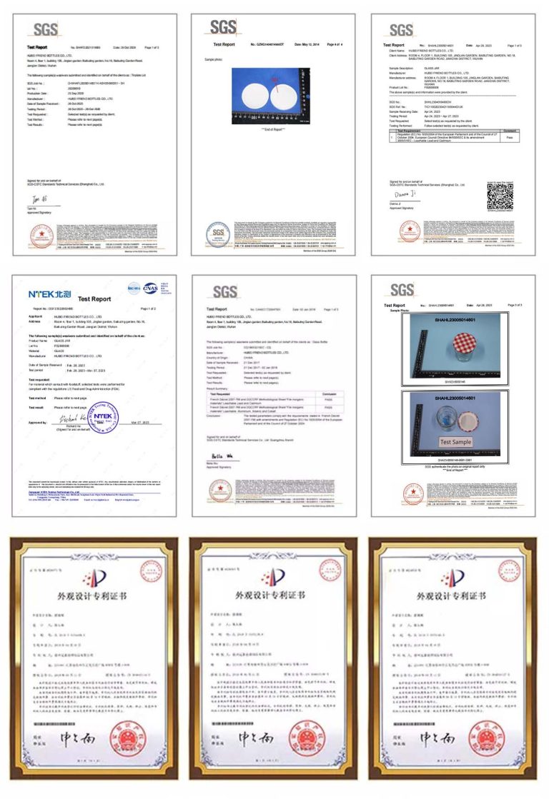 SGS certifications